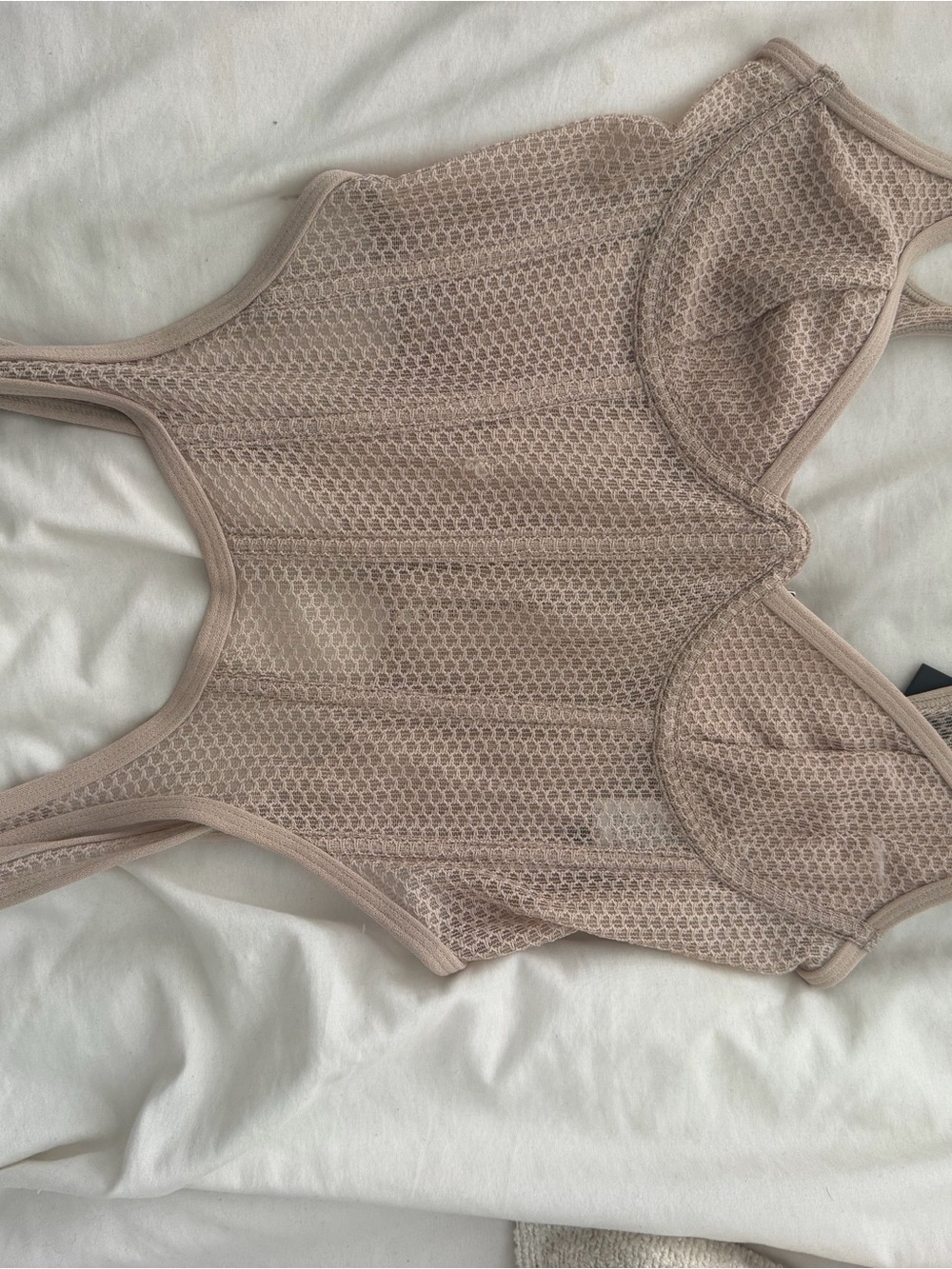 NWT white Fox bustier